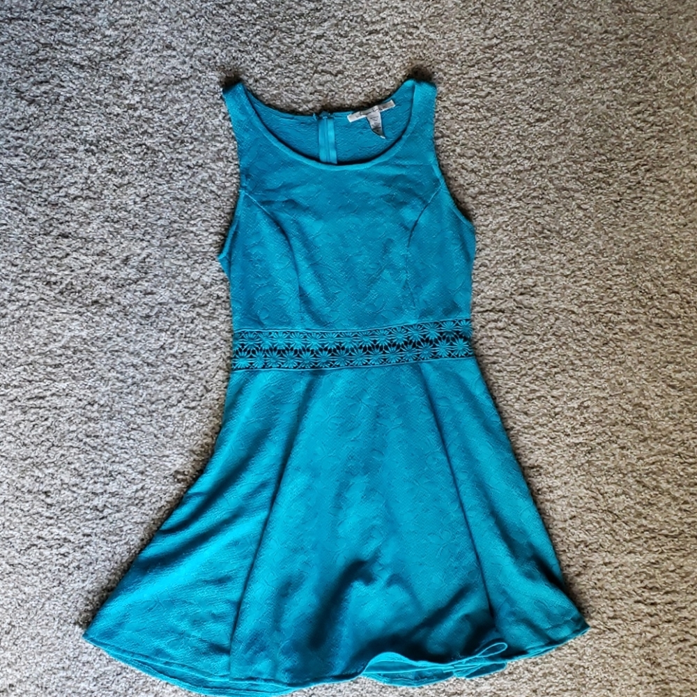 Teal Skater Dress